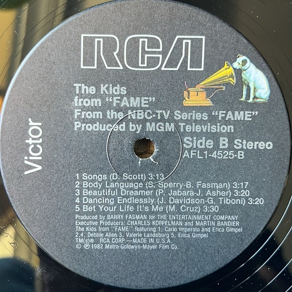 The Kids From Fame - “Songs” Vinyl LP - Picture 5 of 5